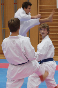 Moritz Öllerer, Florian Santner und Fabian Suppik