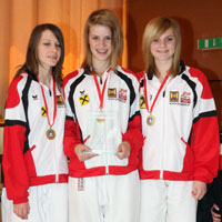 Santner Viktoria, Geierlechner Natascha und Priewasser Julia